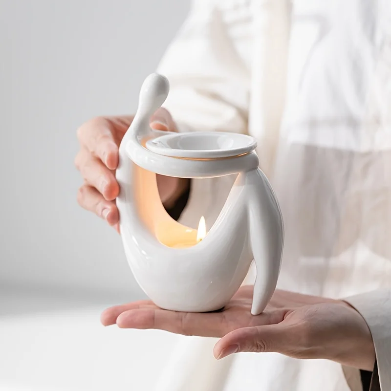 Ceramic Incense Burner Burner - Home Fragrance Oil Burner 评论和价格