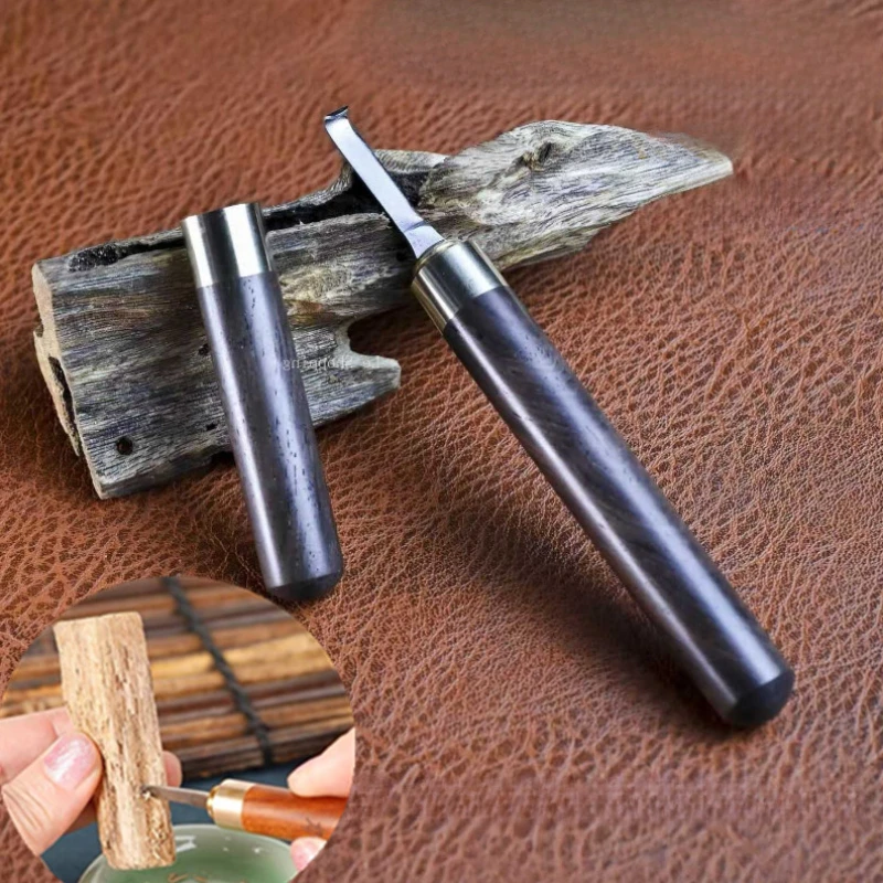 Agarwood Hook Knife Solid Wood - Home Fragrance Vanilla Cashmere 评论和价格