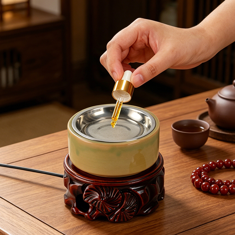 Ceramic Electronic Incense Bur - Home Fragrance Oil Burner 评论和价格