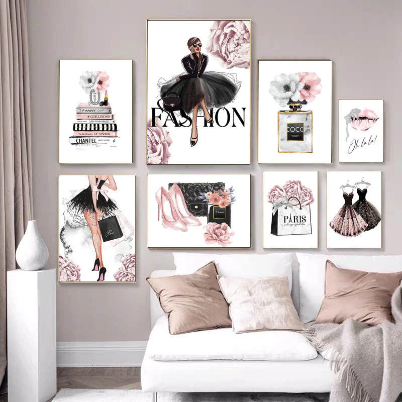 Fashion Woman Perfume Poster P - Home Fragrance Room Spray 评论和价格