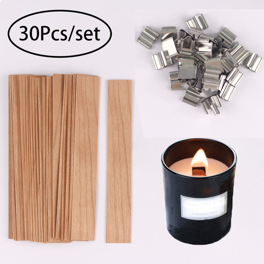 30pcs Wooden Candle Wicks Cand - Wooden Wick Candle 评论和价格