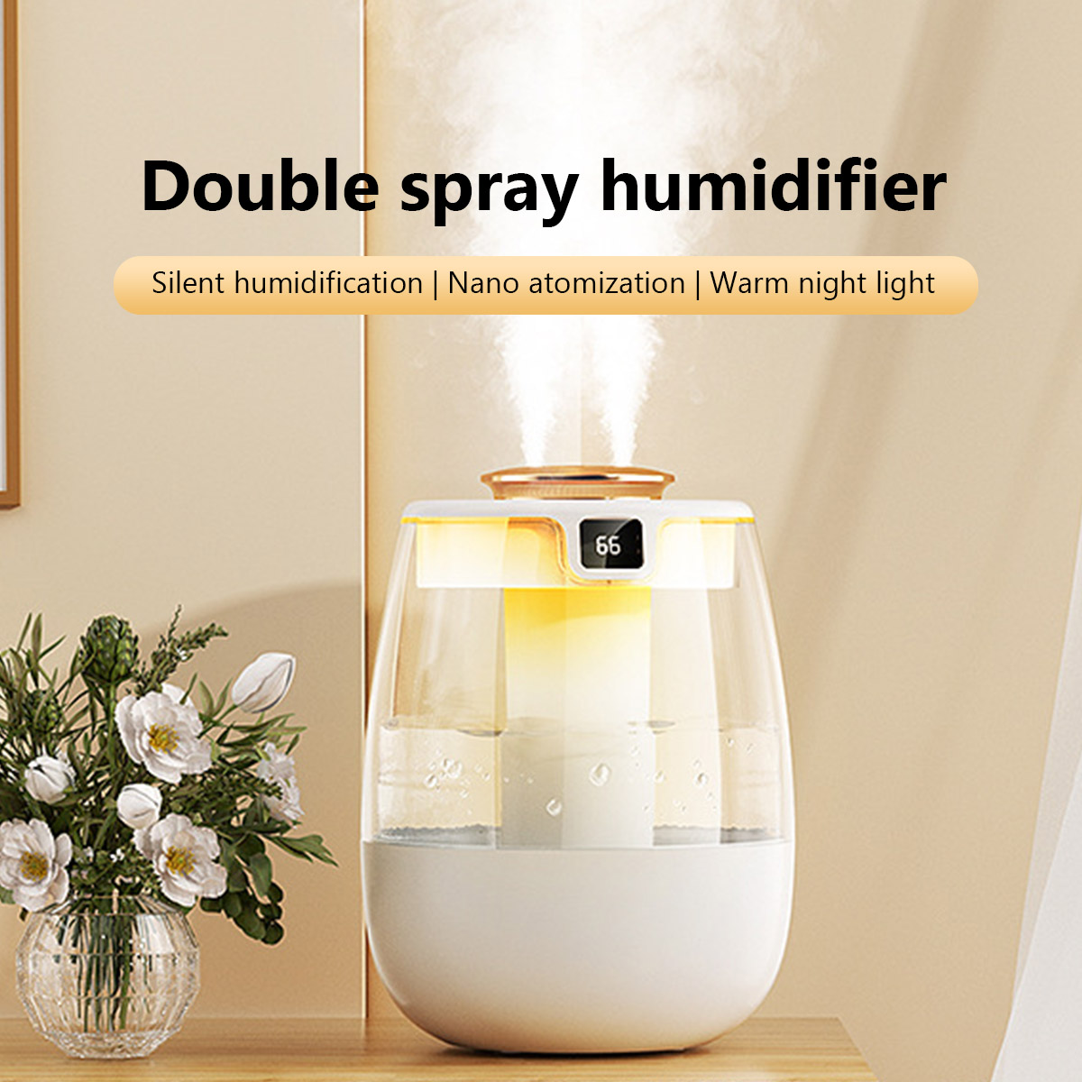 1.3L Air Humidifier Double Spr - Home Fragrance Room Spray 评论和价格