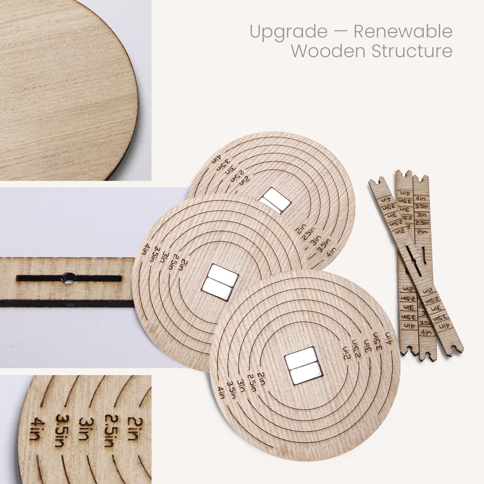 Wick Centering Tool Wick Stabi - Wooden Wick Candle 评论和价格