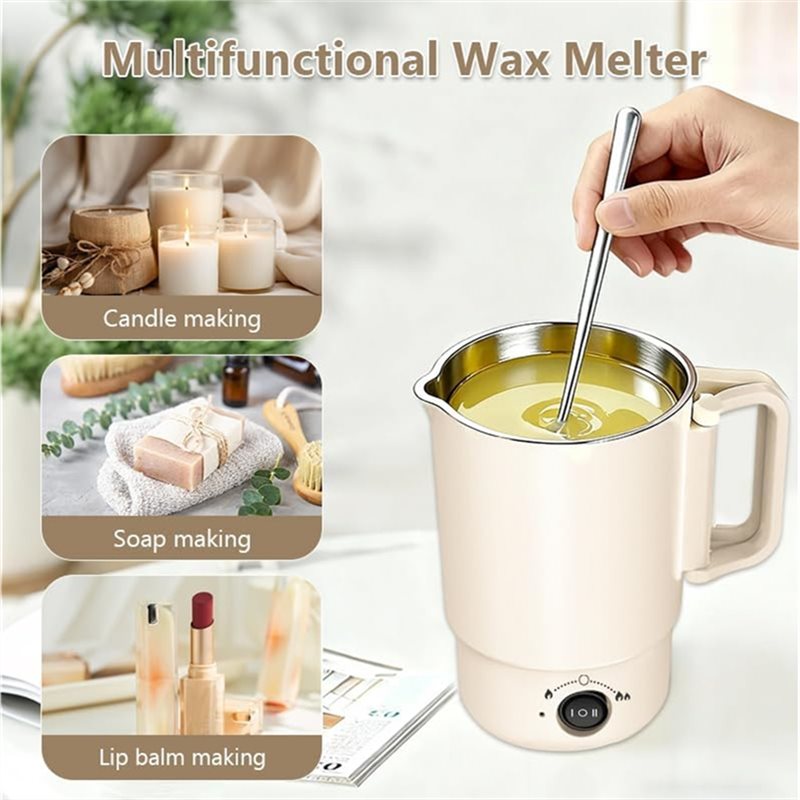A47U Electric Wax Melting Pot  - Wooden Wick Candle 评论和价格