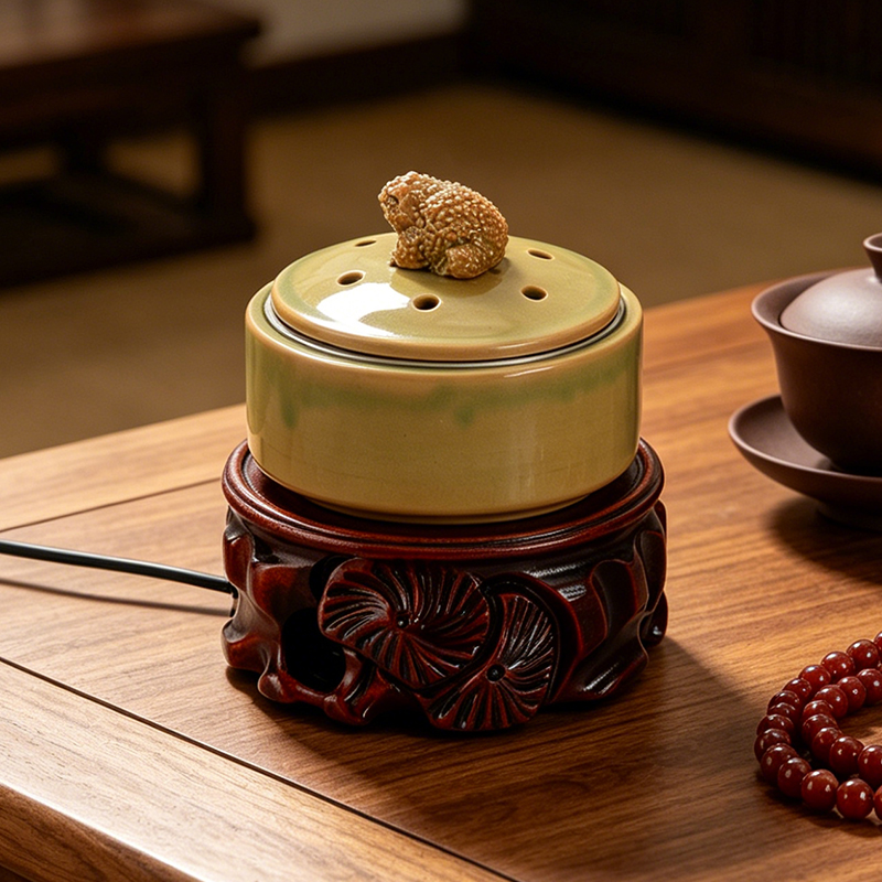 Ceramic Electronic Incense Bur - Home Fragrance Oil Burner 评论和价格