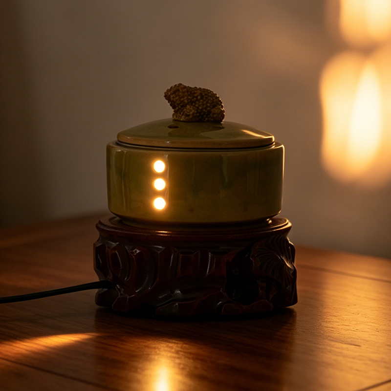 Ceramic Electronic Incense Bur - Home Fragrance Oil Burner 评论和价格