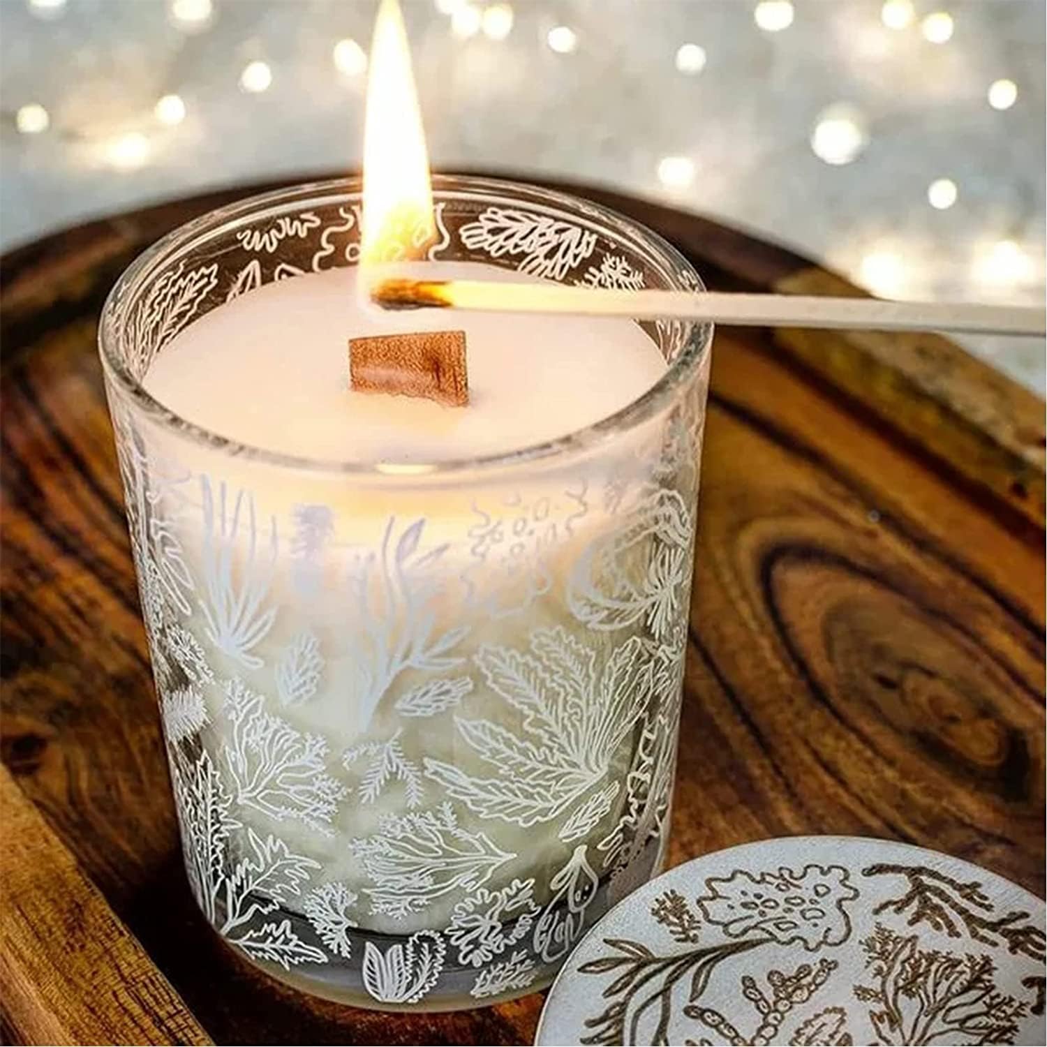 10-100PCS Scented Candle Wood  - Wooden Wick Candle 评论和价格