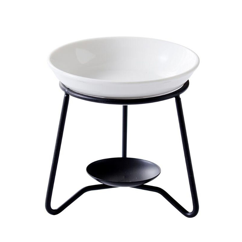 Creative Metal Rack Ceramic Bo - Home Fragrance Oil Burner 评论和价格