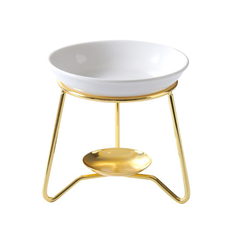 Creative Metal Rack Ceramic Bo - Home Fragrance Oil Burner 评论和价格