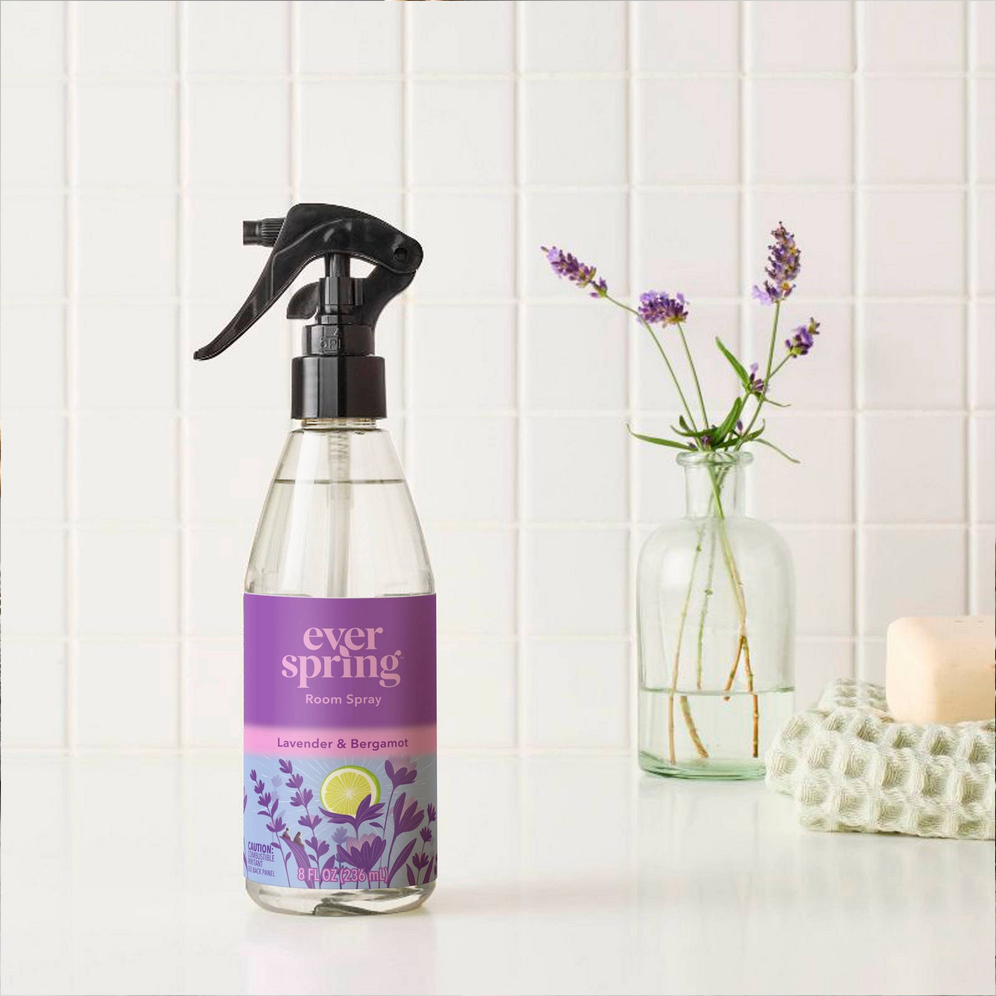 Lavender Bergamot Room Spray W - Home Fragrance Room Spray 评论和价格