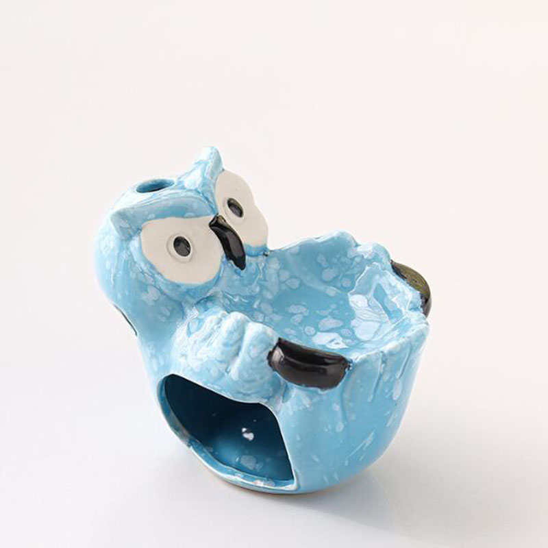 Ceramic Hollow Owl Aromatherap - Home Fragrance Oil Burner 评论和价格