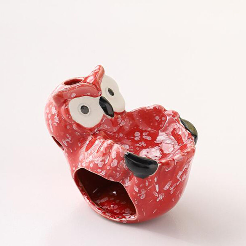 Ceramic Hollow Owl Aromatherap - Home Fragrance Oil Burner 评论和价格