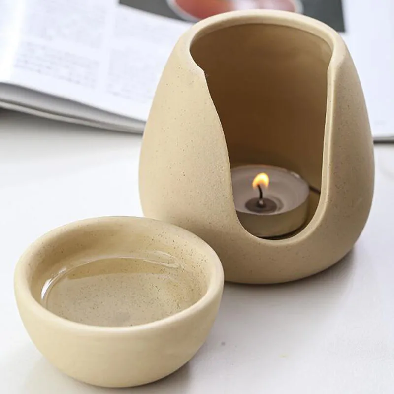 Ceramic Candle Aroma Burner Es - Home Fragrance Oil Burner 评论和价格