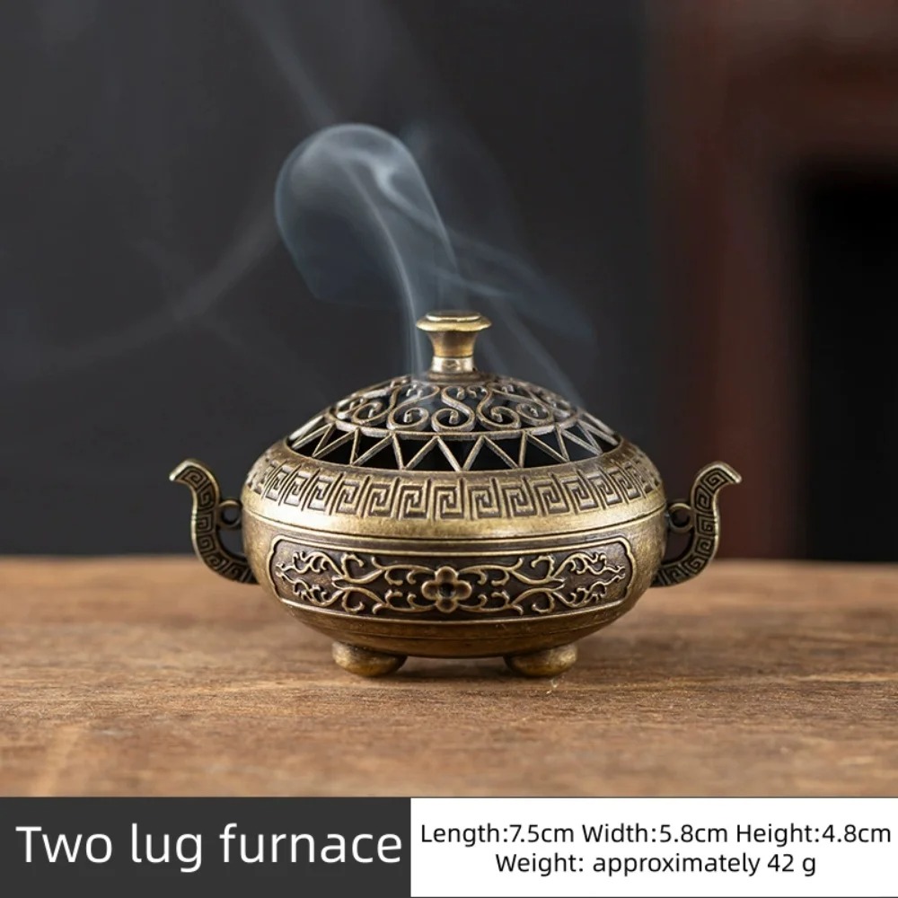 Copper Incense Burner, Chinese - Home Fragrance Vanilla Cashmere 评论和价格