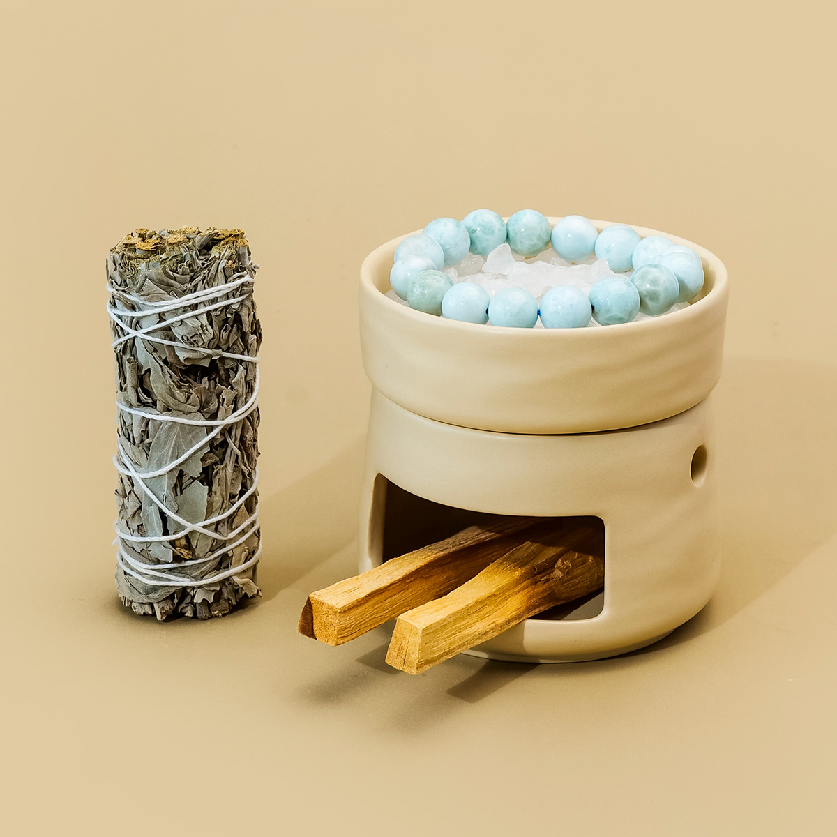 1set Natural Crystal Aroma Sto - Home Fragrance Oil Burner 评论和价格