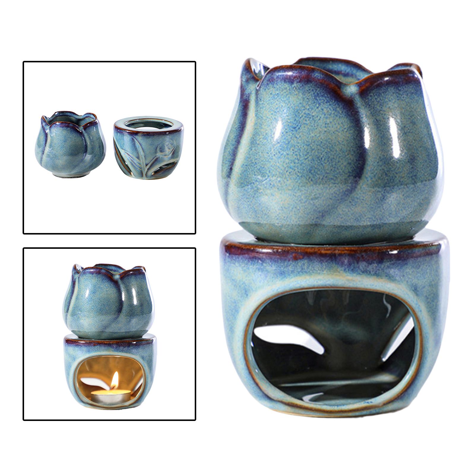 Tulip Ceramic  Aromatherapy Oi - Home Fragrance Oil Burner 评论和价格