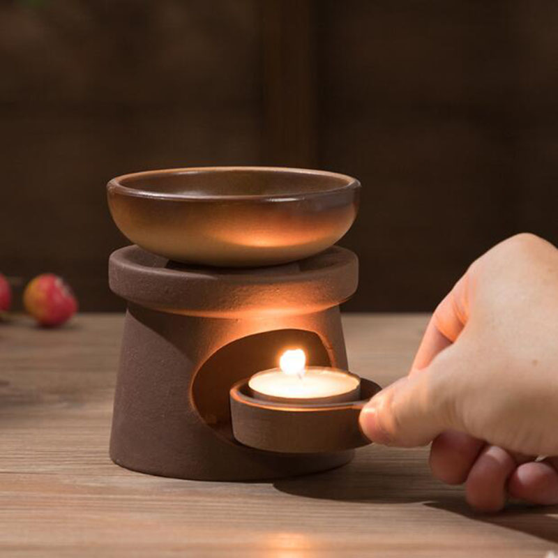 Coarse Pottery Essential Oil F - Home Fragrance Oil Burner 评论和价格